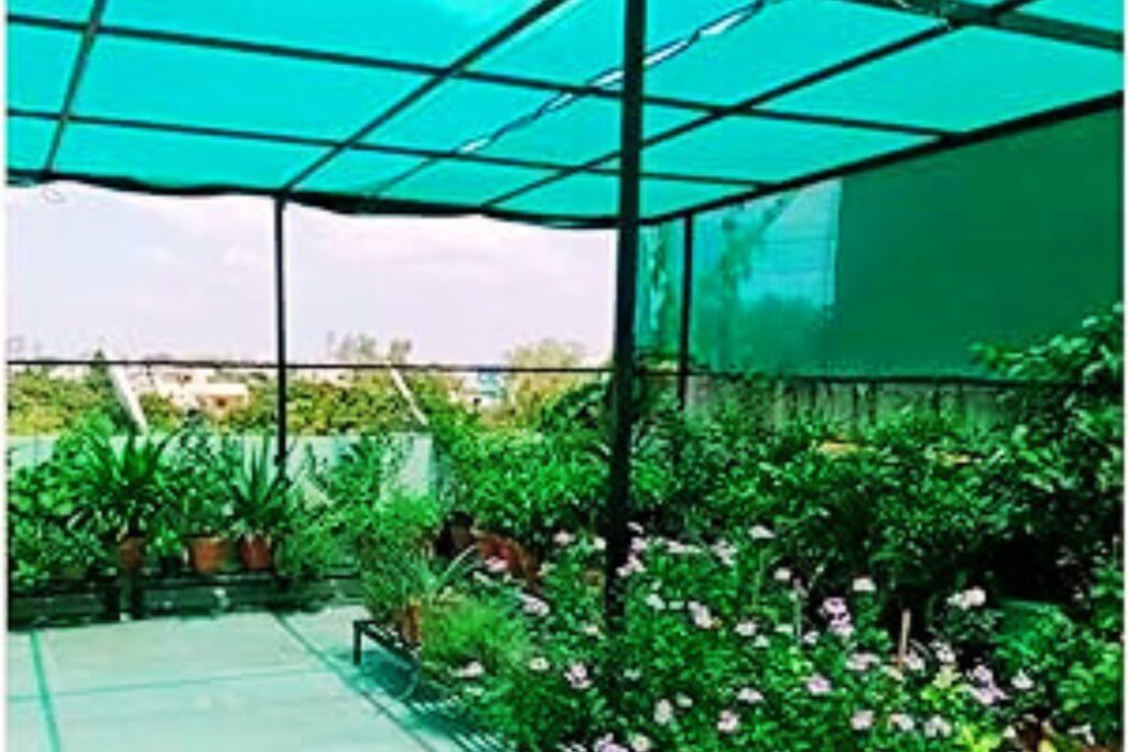 Green Shade Net for Roof Garden